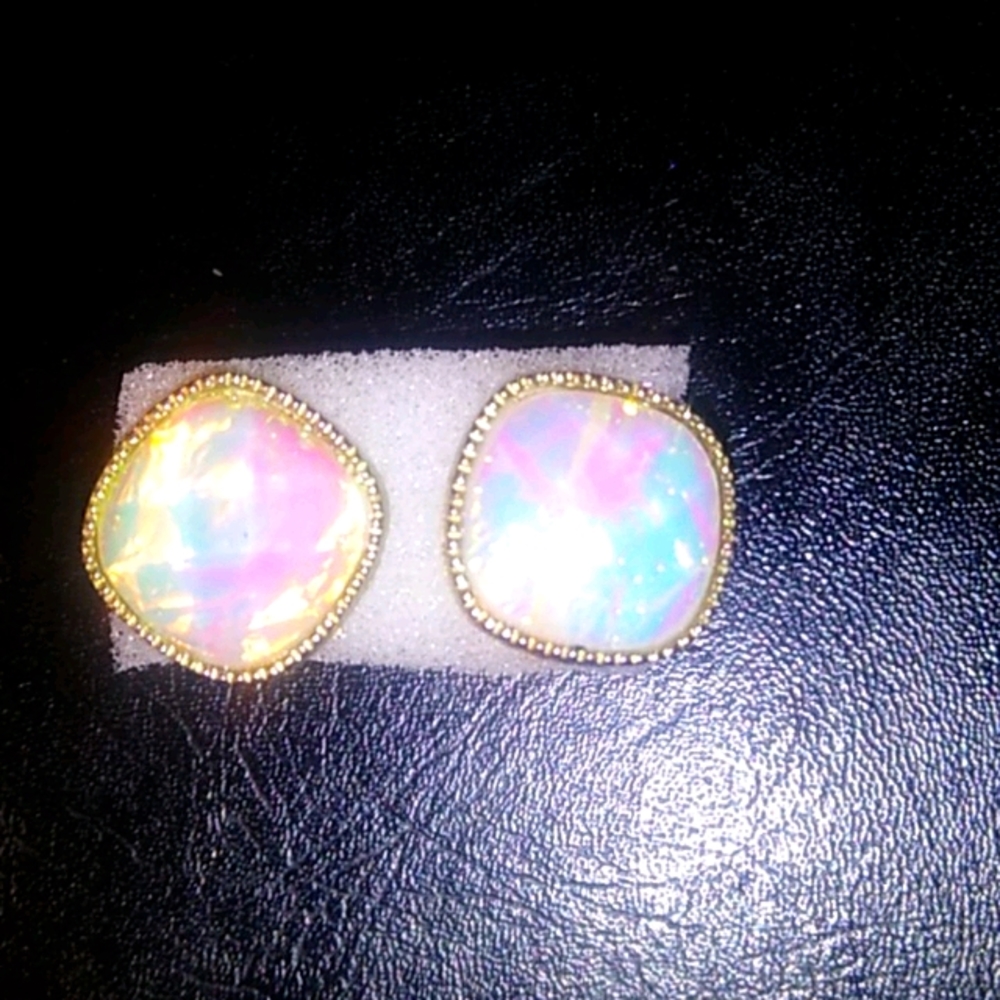 Moonstone earrings